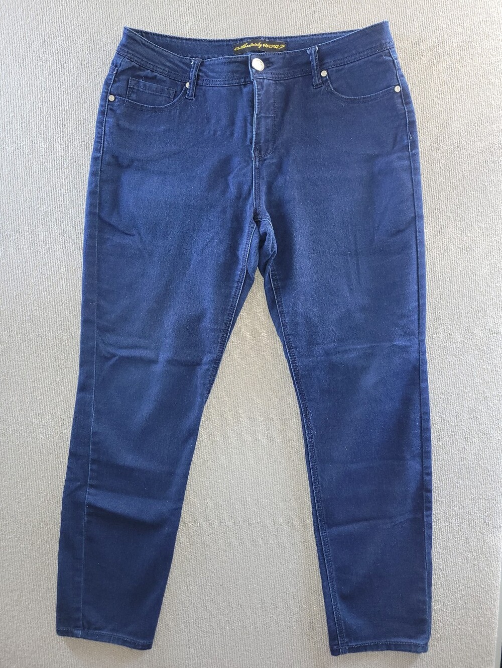 Absolutely Famous Size 12 Blue Skinny Jeans